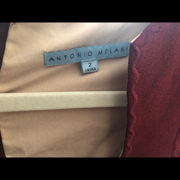 Antonio Melani burgundy dress - Picture 2 of 2